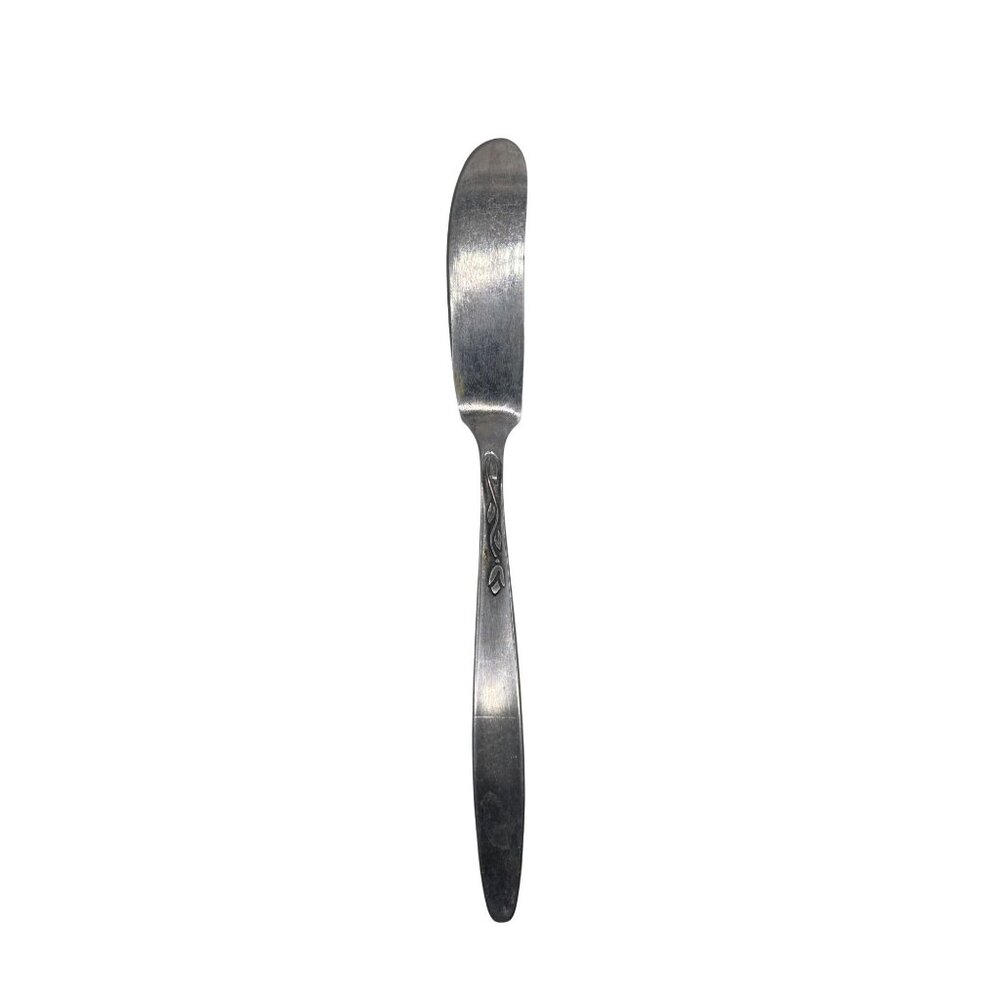 Amefa Tulip Time Stainless Butter Spreader Knife Discontinued Satin Finish Holla